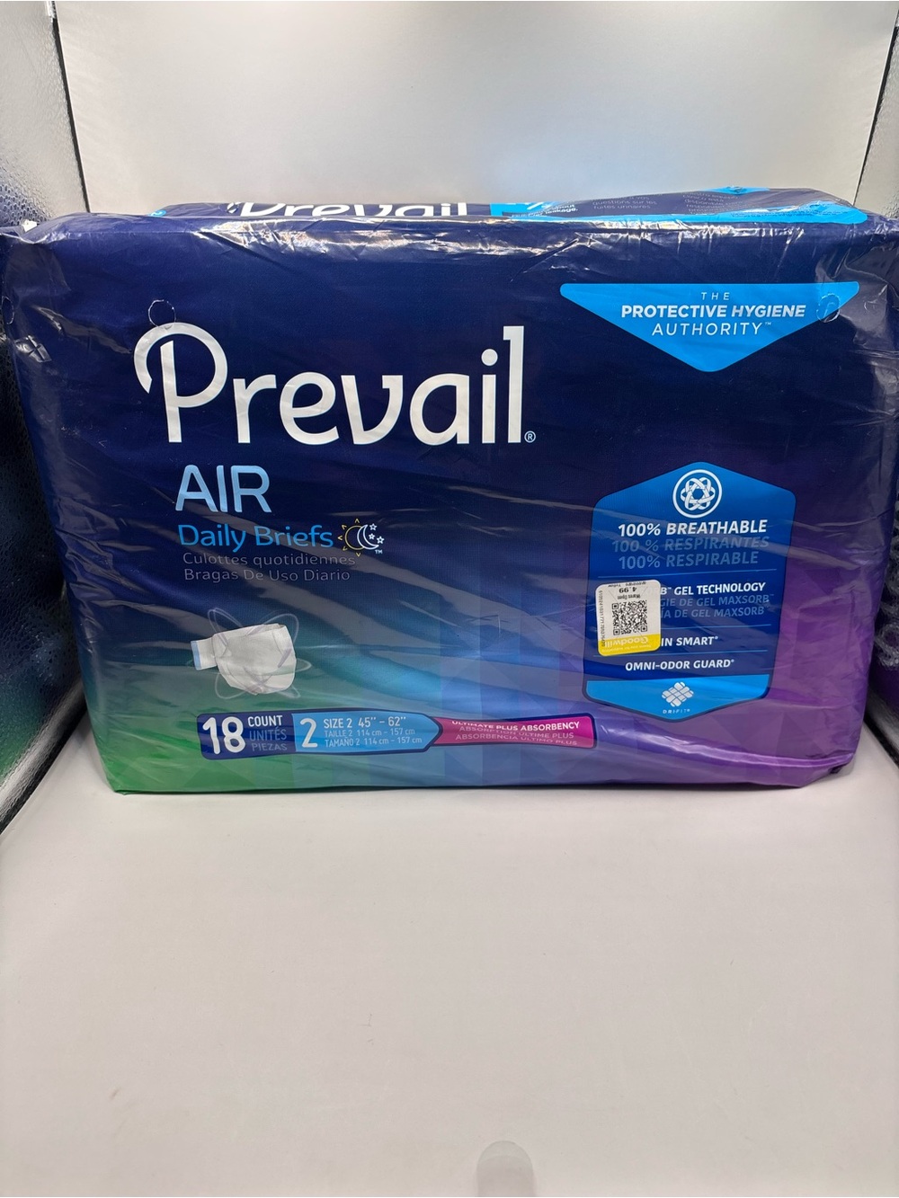 Air Daily Briefs Size 2 - Blue/Purple Pack of 18